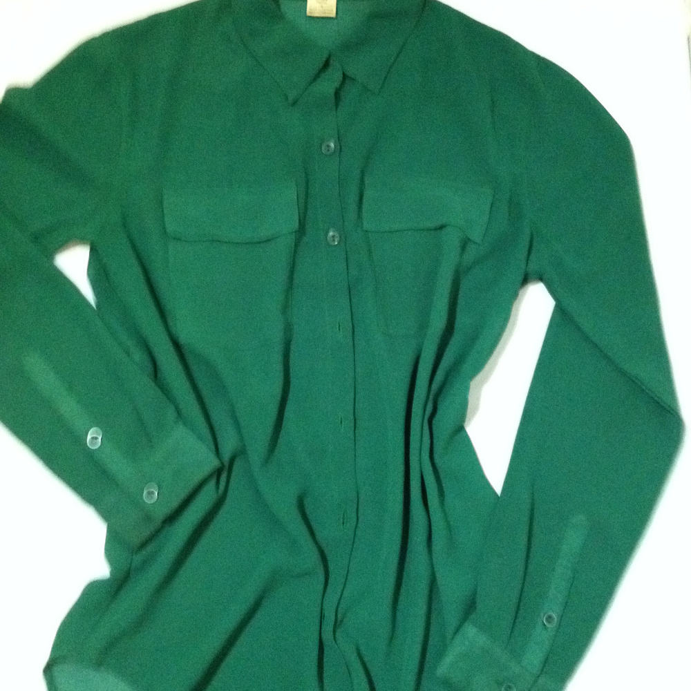 Sheer Button Down - Picture 4 of 6